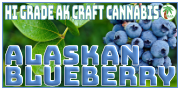 AK Blueberry (AKBB) Strain Sticker