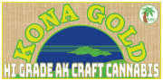 Kona Gold Strain Sticker
